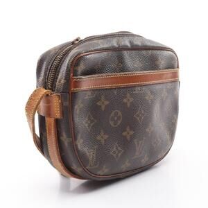 Louis Vuitton Jeune Fille Shoulder Bag Canvas Leather Monogram Brown